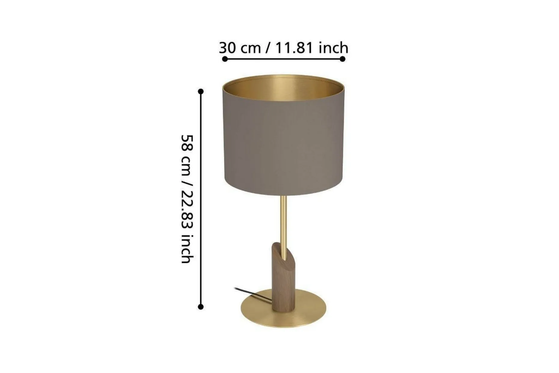 Bordlampe Eglo Santandria Cappuccino