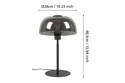 Bordlampe Eglo Solo 2 svart/hvit