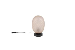 Bordlampe TRIO Facette Matt svart/amber