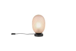 Bordlampe TRIO Facette Matt svart/amber