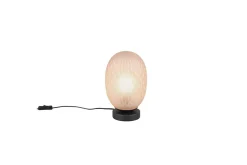 Bordlampe TRIO Facette Matt svart/amber
