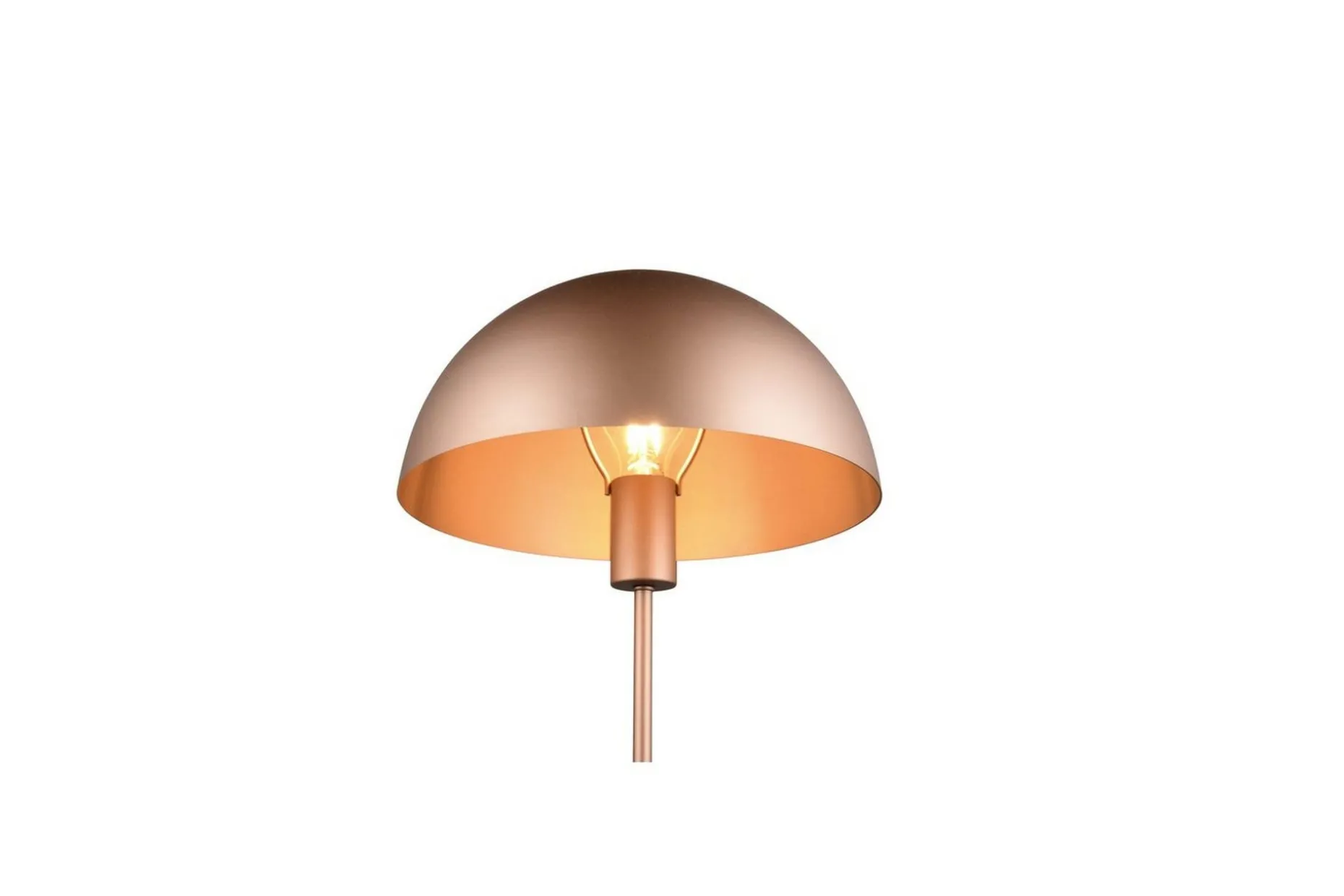 Bordlampe TRIO Nola 45 cm, Kaffebrun