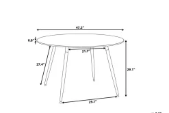 Bovio Spisebord 120 cm