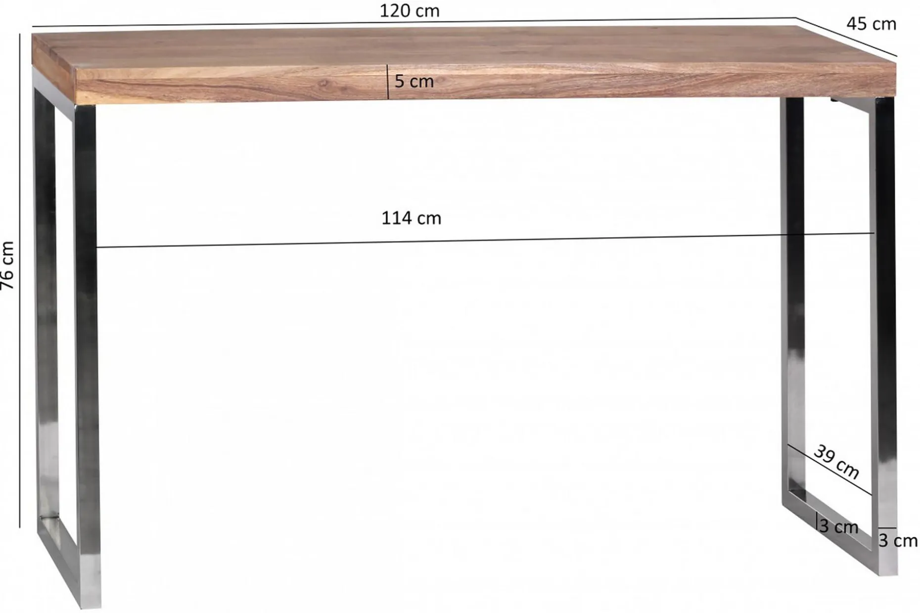 Bowbridge Avlastningsbord 120 cm