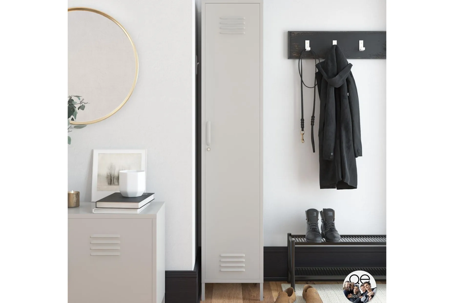 Bradford Highboard Lysegrå