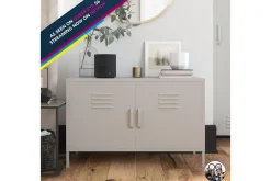 Bradford Skänk 100x40 cm Ljusgrå Queer Eye Ljusgrå