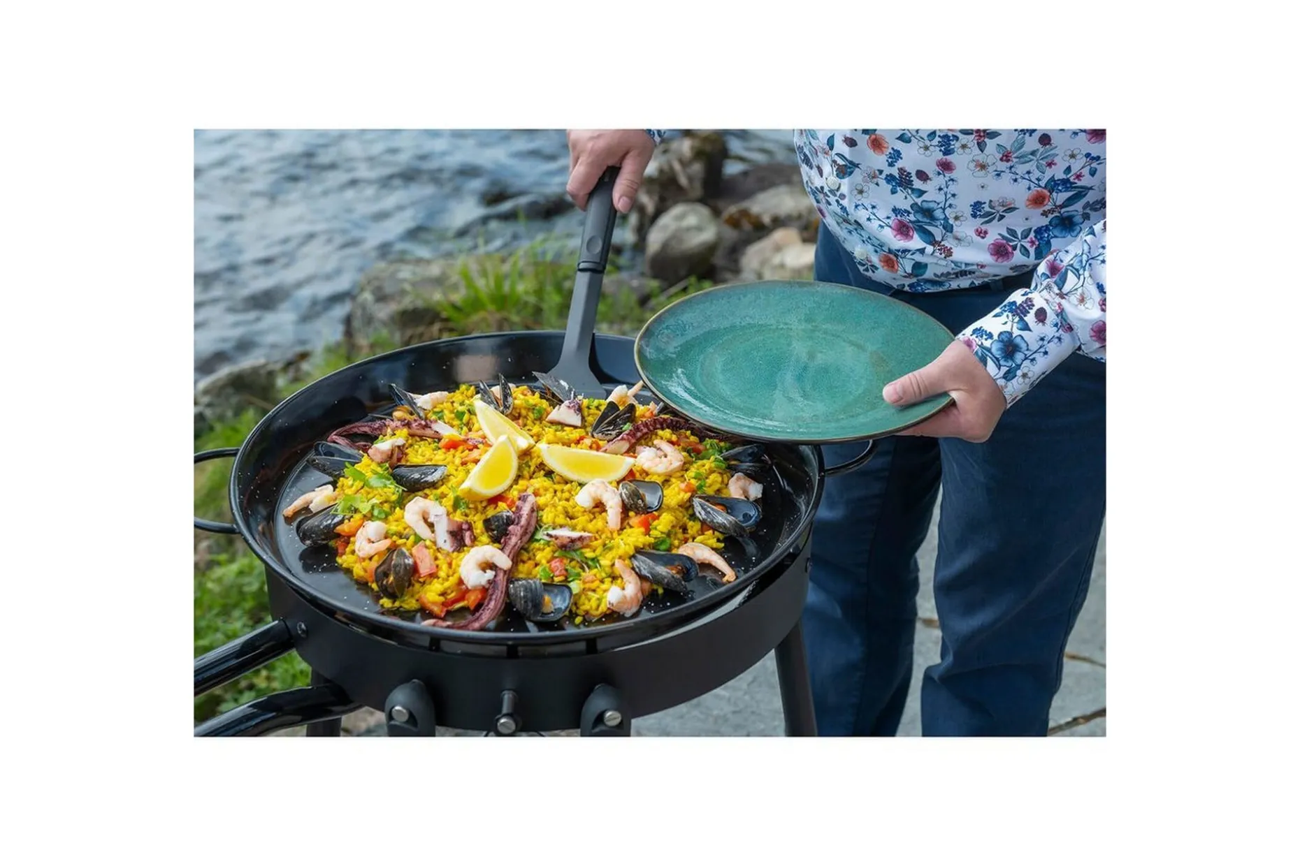 Brannring Sett Mustang Premium L Svart
