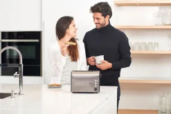 Brødrister Black+Decker 2 Rom børstet stål