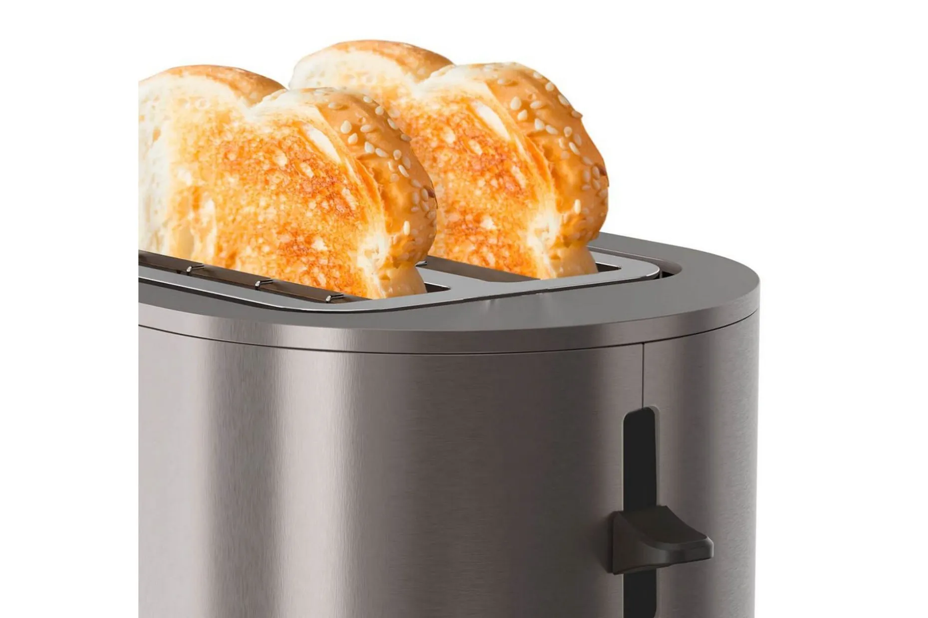 Brødrister Black+Decker 2 rom rustfritt 900W stål