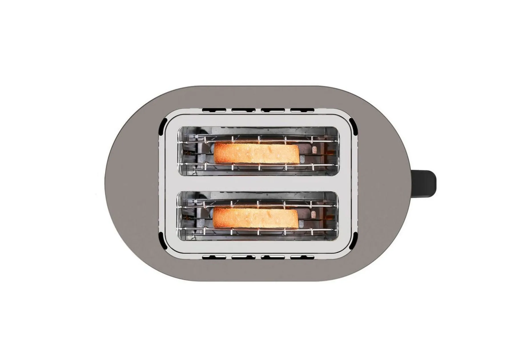 Brødrister Black+Decker 2 rom rustfritt 900W stål