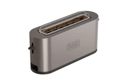 Brødrister Black+Decker 1 rom Rustfritt Stål