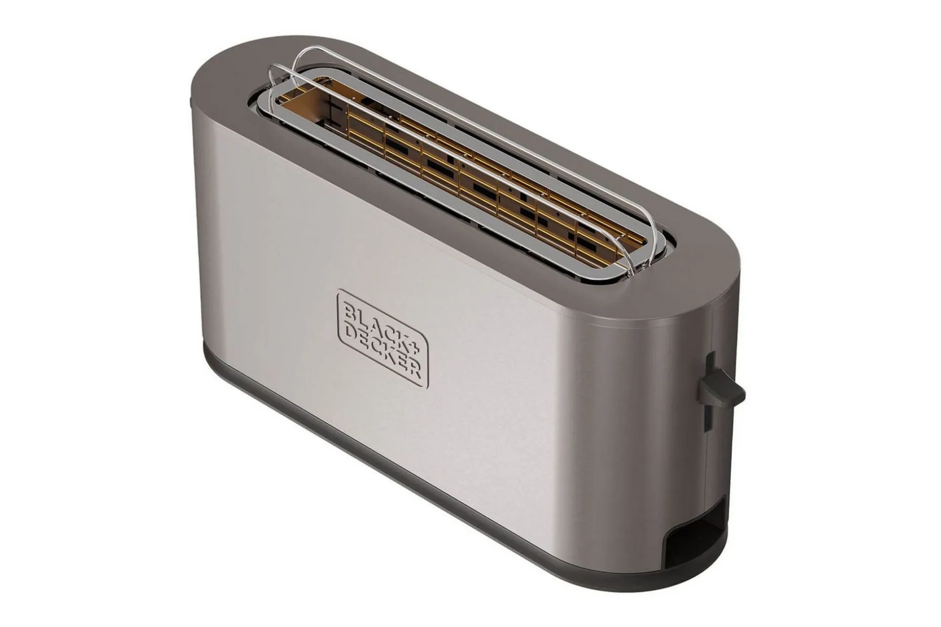 Brødrister Black+Decker 1 rom Rustfritt Stål