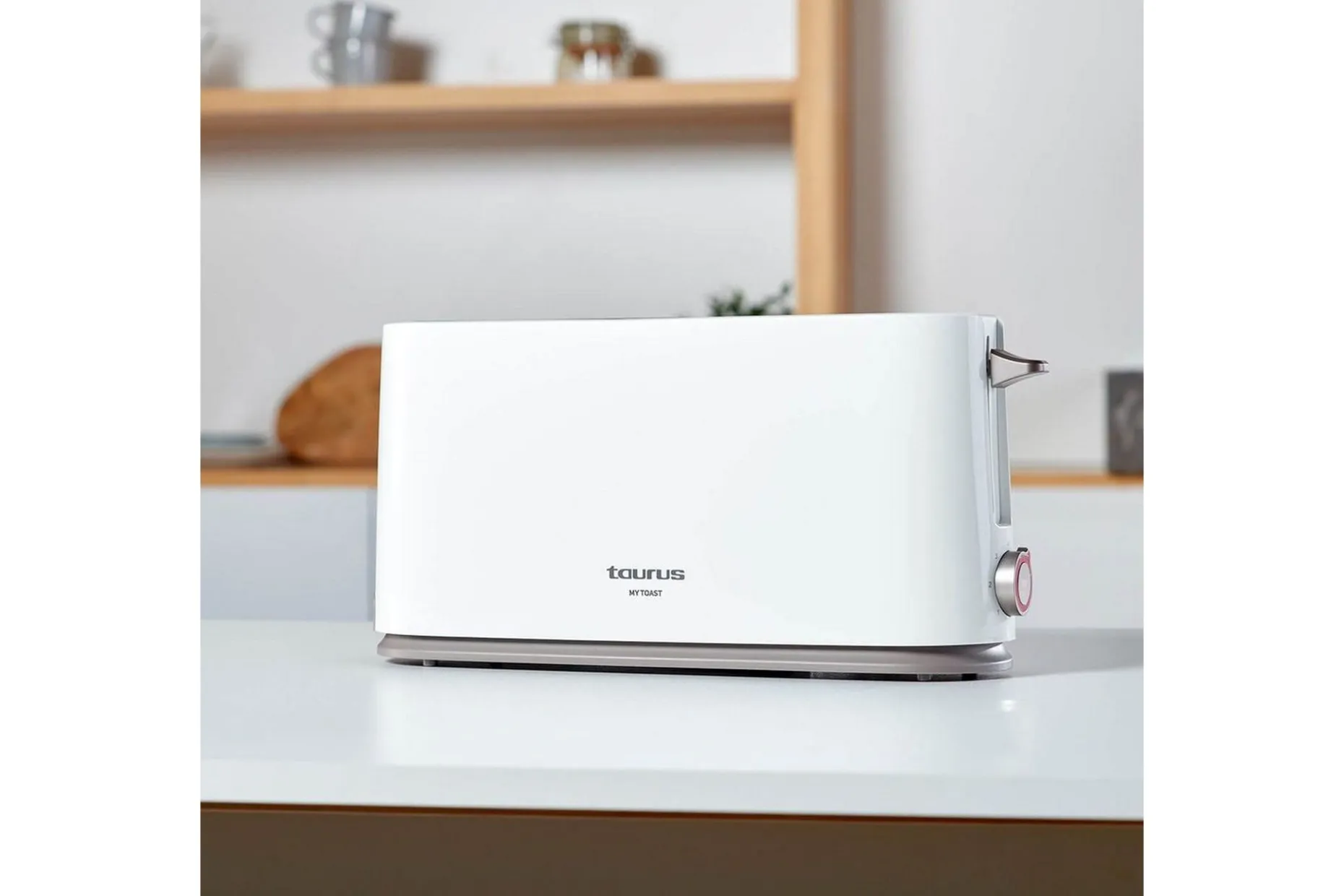 Brødrister Taurus Mytoast 1 Slot Hvit