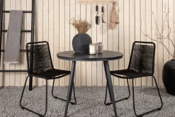 Break Cafégruppe Rund 90 cm + 2 Lindos Stablebar Stol