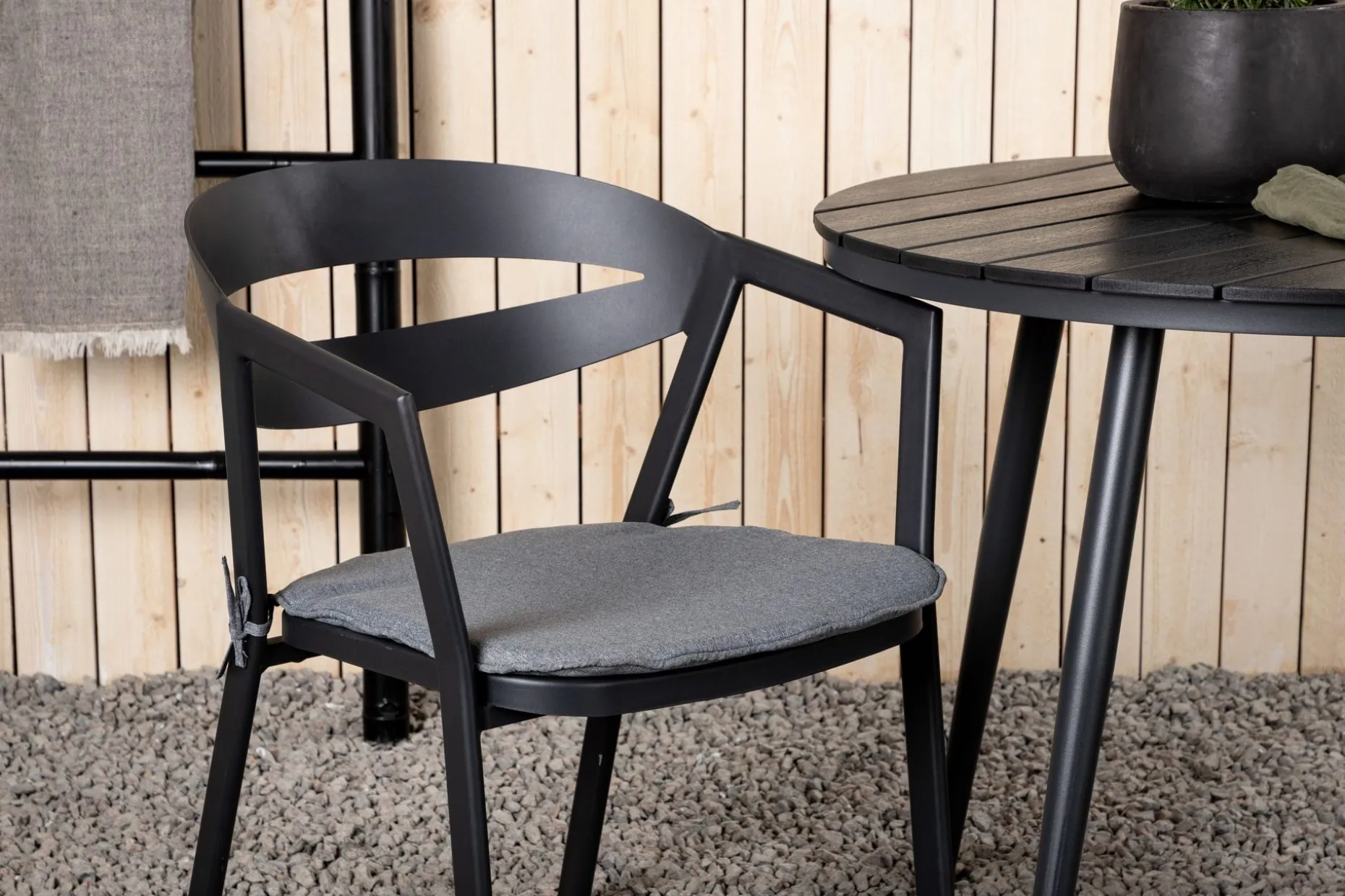 Break Cafégruppe Rund 90 cm + 2 Slit Spisestol