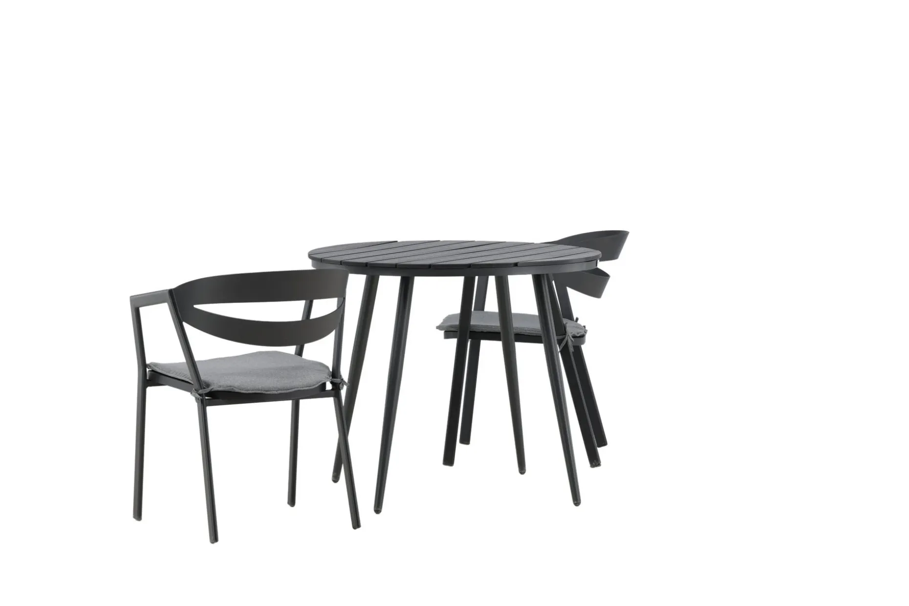 Break Cafégruppe Rund 90 cm + 2 Slit Spisestol