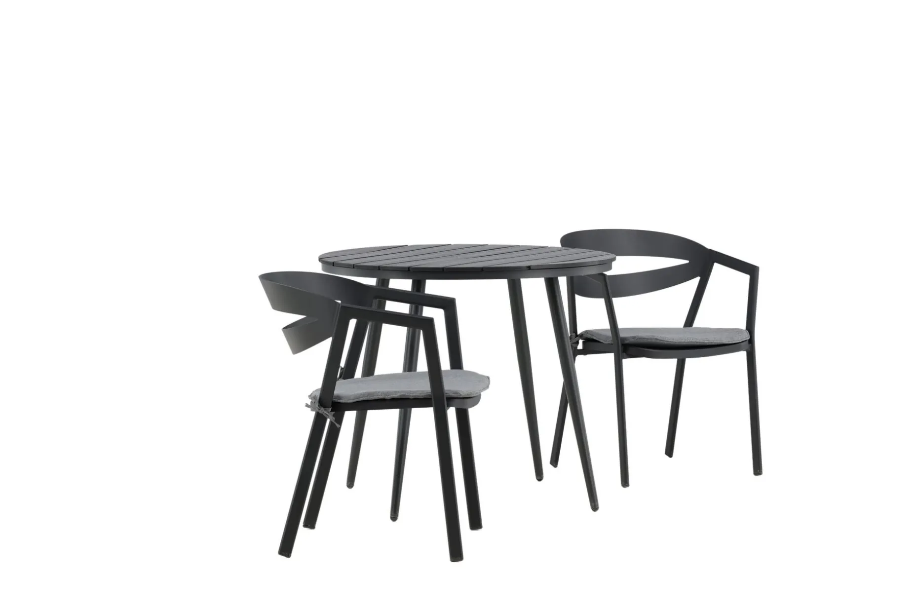 Break Cafégruppe Rund 90 cm + 2 Slit Spisestol