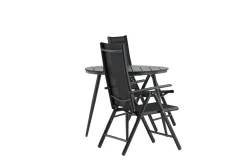Break Cafésett Rundt Ø90 cm + 2 Break Posisjonsstol