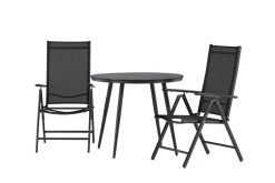 Break Cafésett Rundt Ø90 cm + 2 Break Posisjonsstol