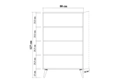 Brokind Oppbevaringsskap 80 cm