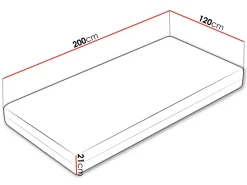 Brylan springfjærmadrass 120x200 cm