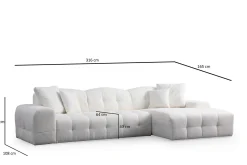 Buddy 4-seters Sofa med Divan