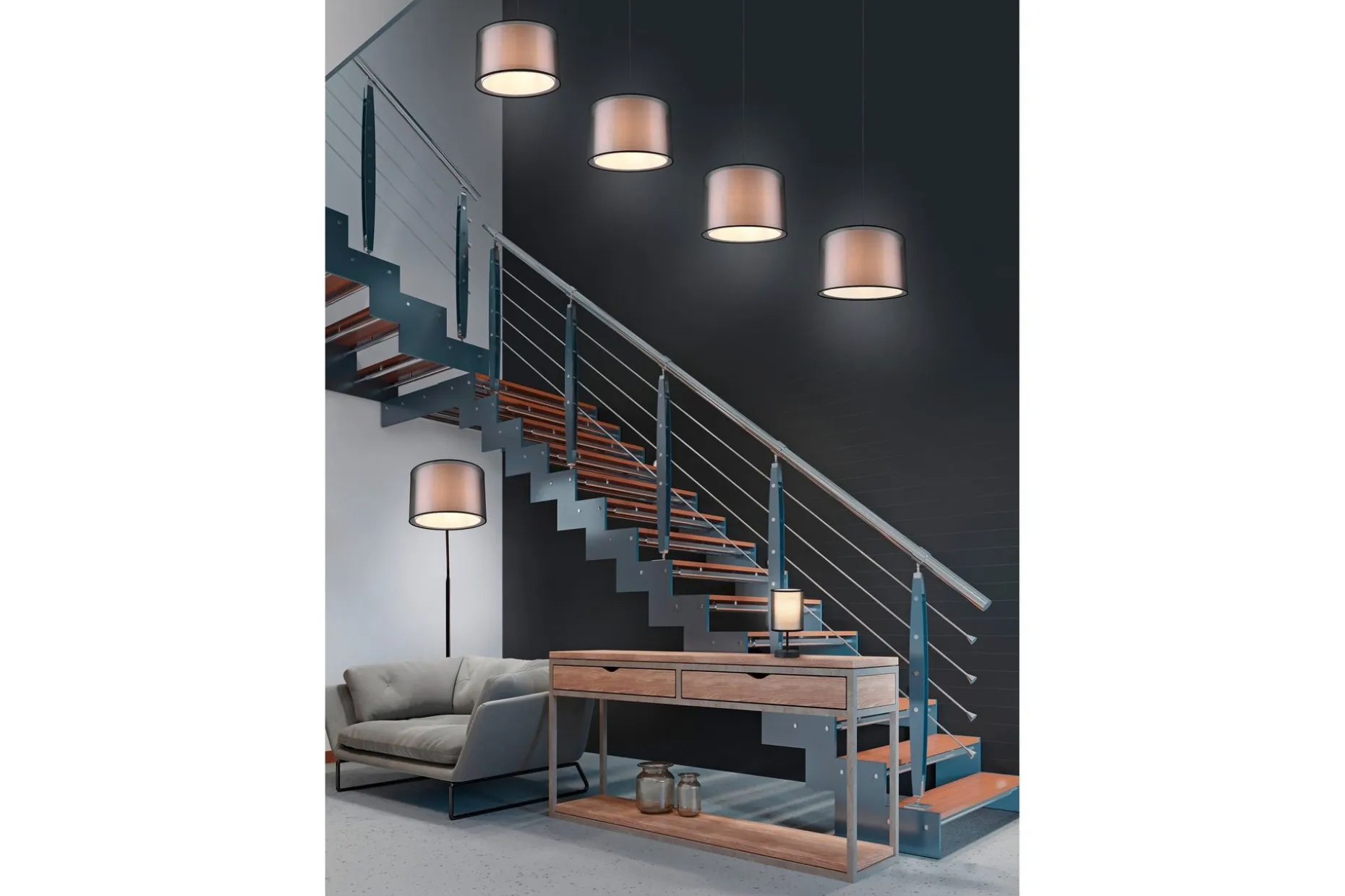 Burton Bordlampe E14 Mattsvart