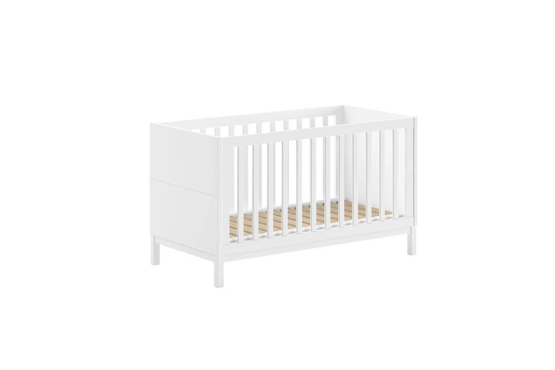 Byrå med skötbord juniorsäng garderob Jaxx Eva Jaxx White