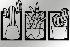 Cacti Veggdekor
