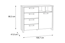 Cadle Kommode 107 cm