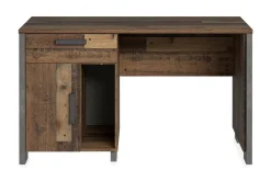 Cadle Skrivebord 127 cm med Oppbevaringsskuff + Skap