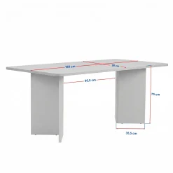 Cadron spisebord 180 cm rektangulært