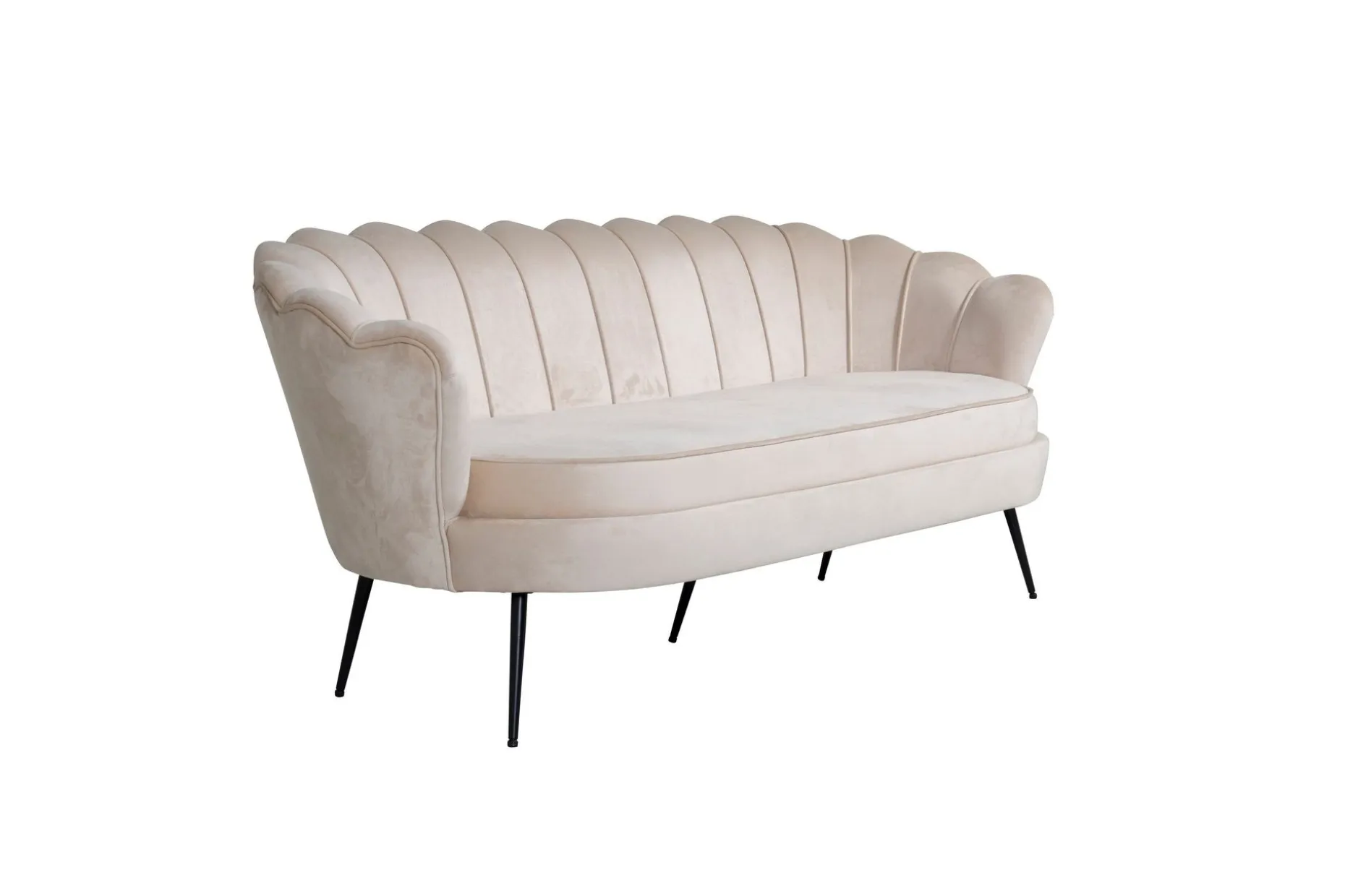 Calais 3-seter Sofa Fløyel