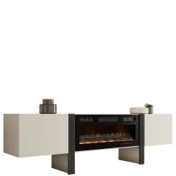 Calvenn TV-benk med Peis 200 cm