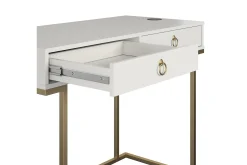 Camila Skrivebord 106 cm Hvit