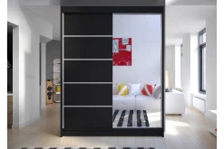 Camino Garderobe 58x150 cm LED-belysning