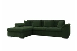 Camior 3-sits Hörnbäddsoffa Dark green