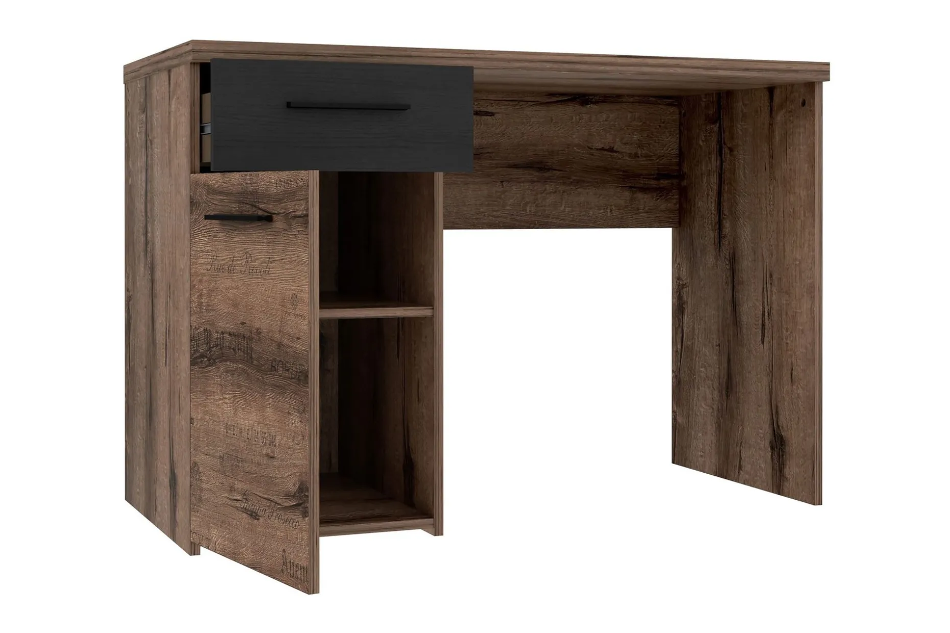 Cannop Skrivebord 110 cm med Oppbevaringsskuff + Skap