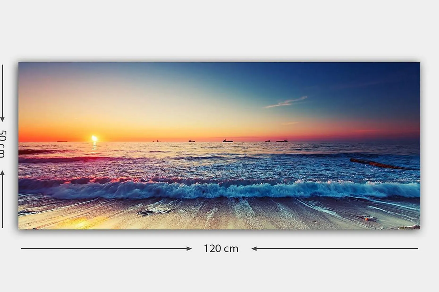 Canvasbilde YTY Nautical & Beach Flerfarget