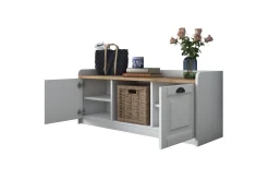 Caraway Skobenk 120x45 cm Hvit/Brun