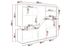 Carbost Highboard Anthracite