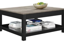 Carver Sofabord 90 cm Svart