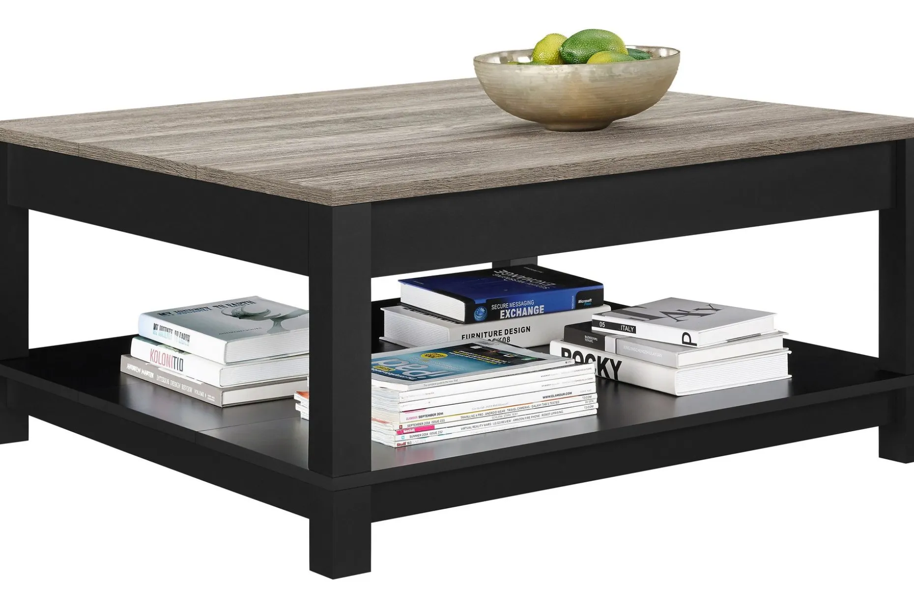 Carver Sofabord 90 cm Svart
