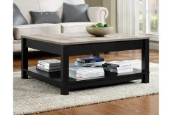 Carver Sofabord 90 cm Svart