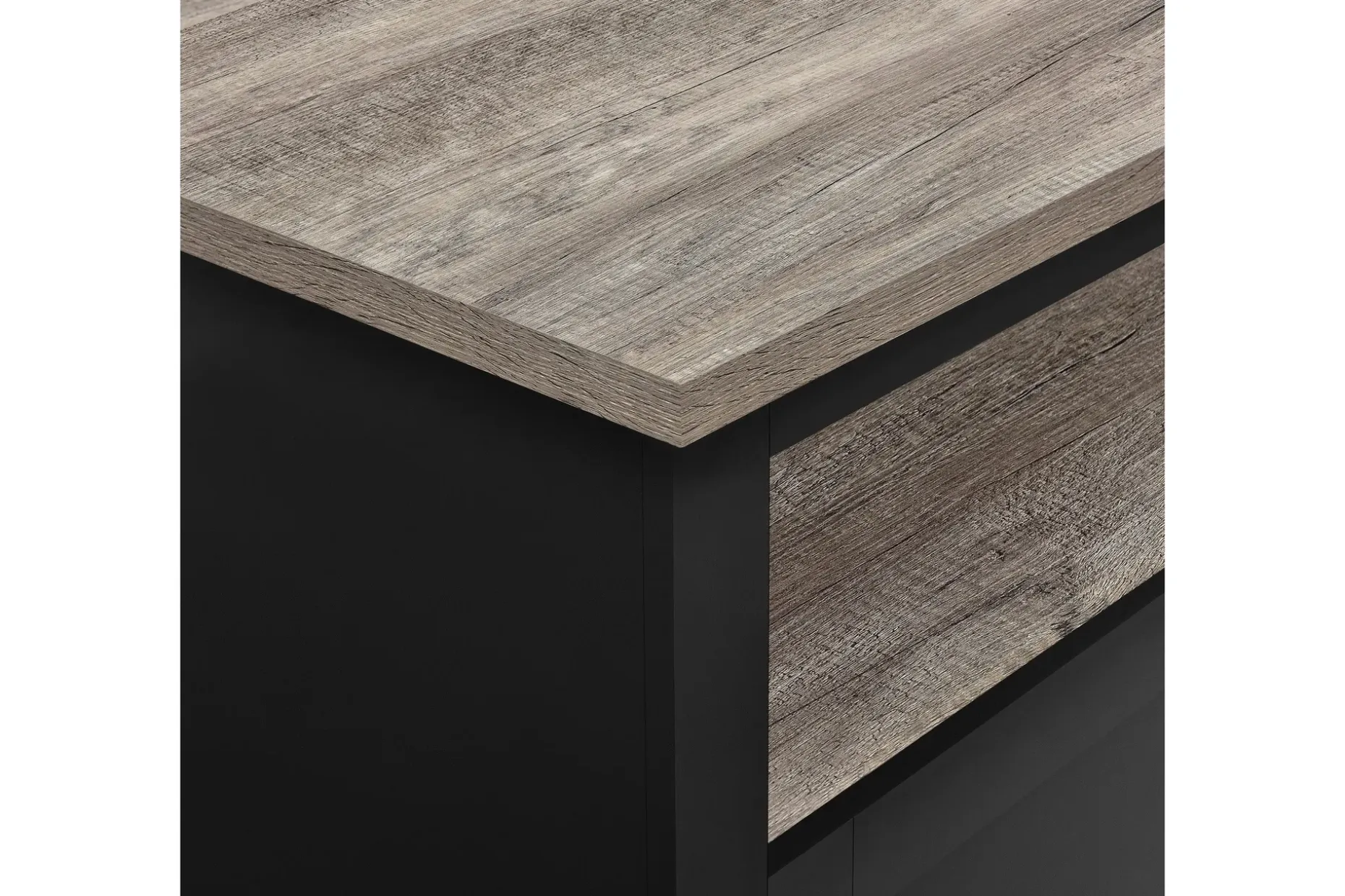 Carver Sofabord 90 cm Svart