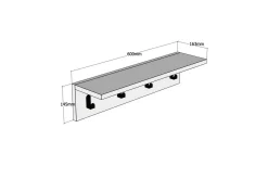 Casden Vegghylle 15 cm