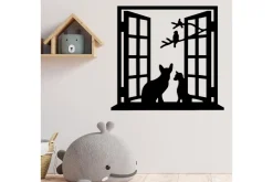 Cat In The Window Veggdekor