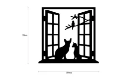 Cat In The Window Veggdekor
