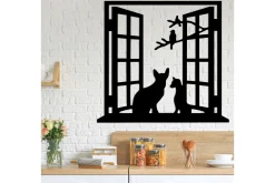 Cat In The Window Veggdekor