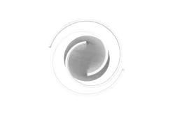 Caya LED-Taklampe Børstet Aluminium